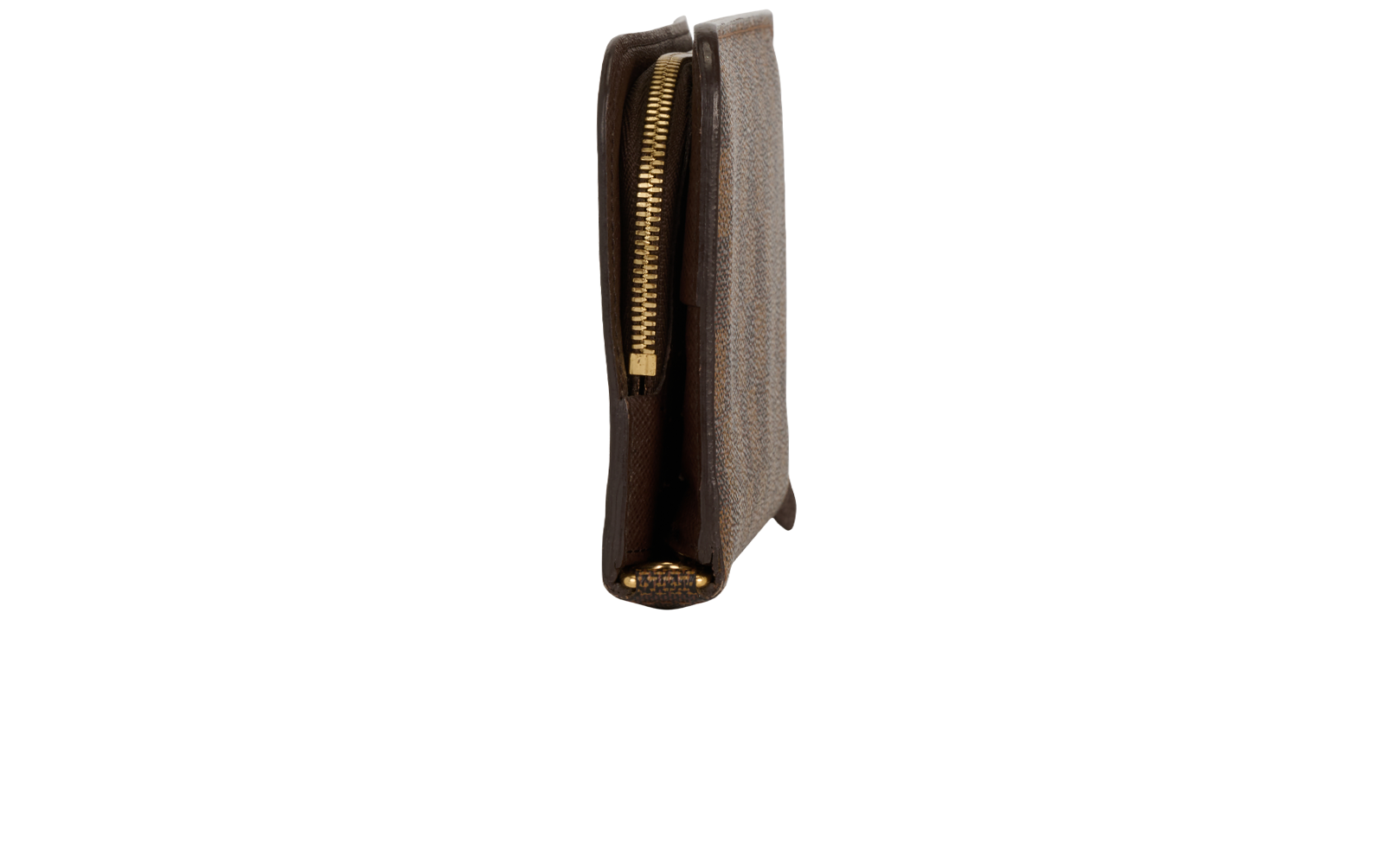 Louis Vuitton Insolite Wallet, &pound;250, Accessories, Brown, Canvas, Side view
